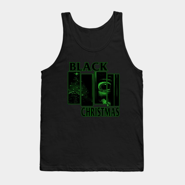 Black Christmas (Green Version) Tank Top by The Dark Vestiary